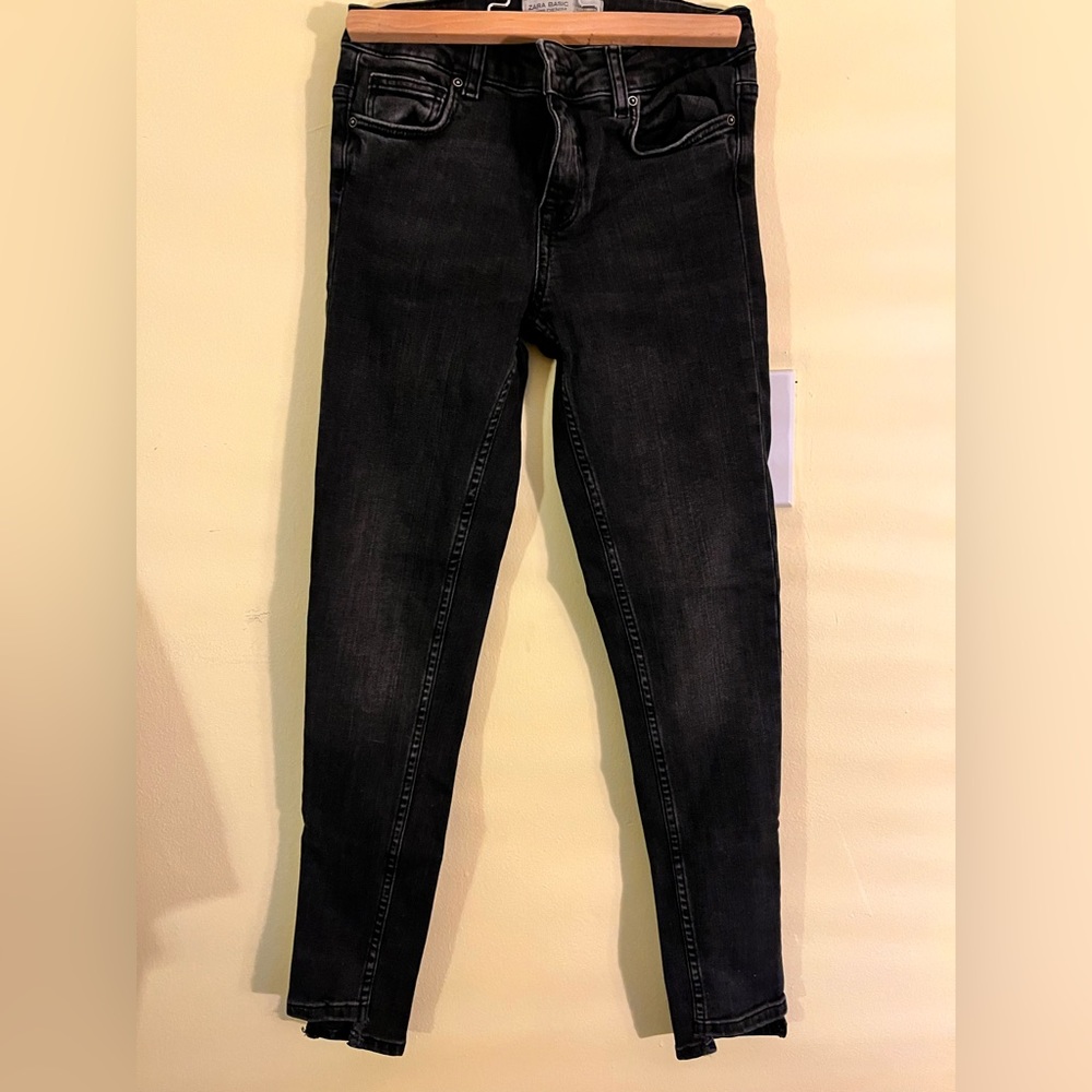 Zara skinny mid rise jean